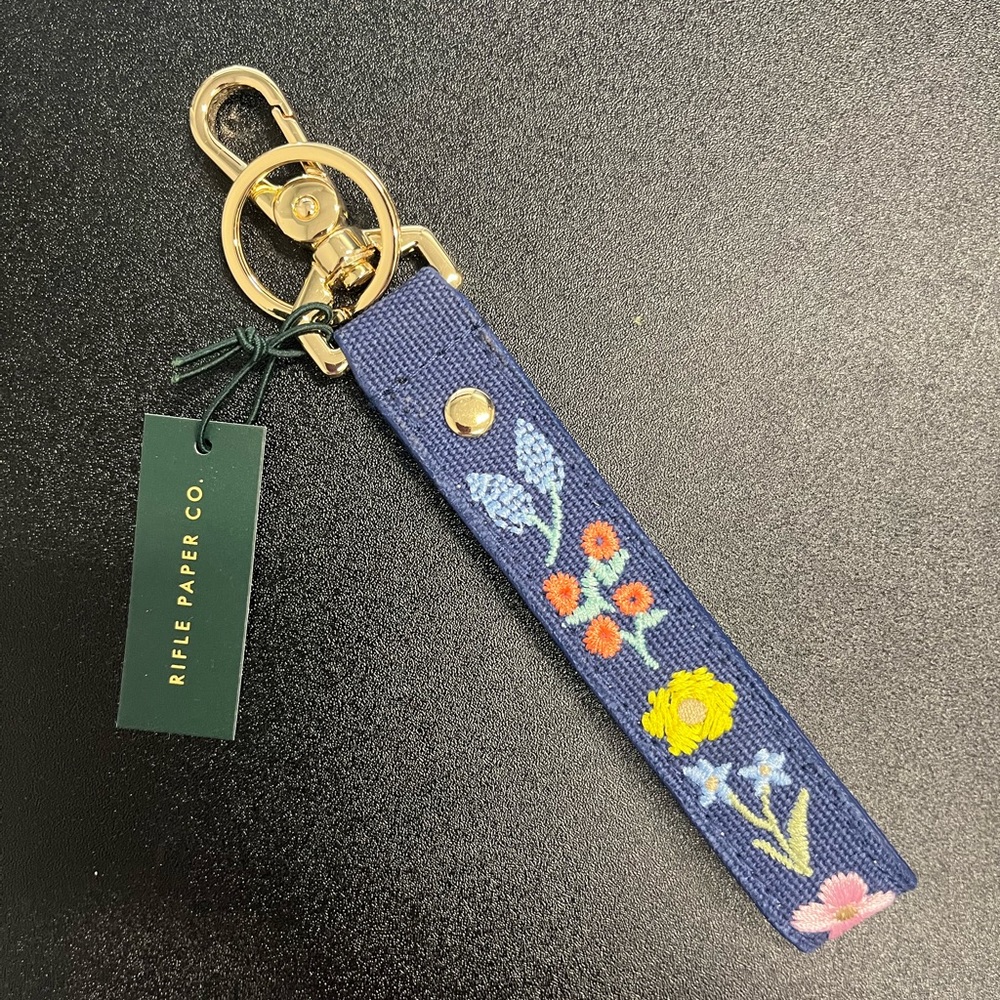 NWT Rifle Paper Co  Key Chain